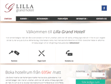 Tablet Screenshot of lillagrandhotell.com